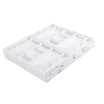 Sulankstoma virtuvės laikymo dėžutė, tualetinis staliukas, papuošalų, kosmetikos stalčių organizatorius