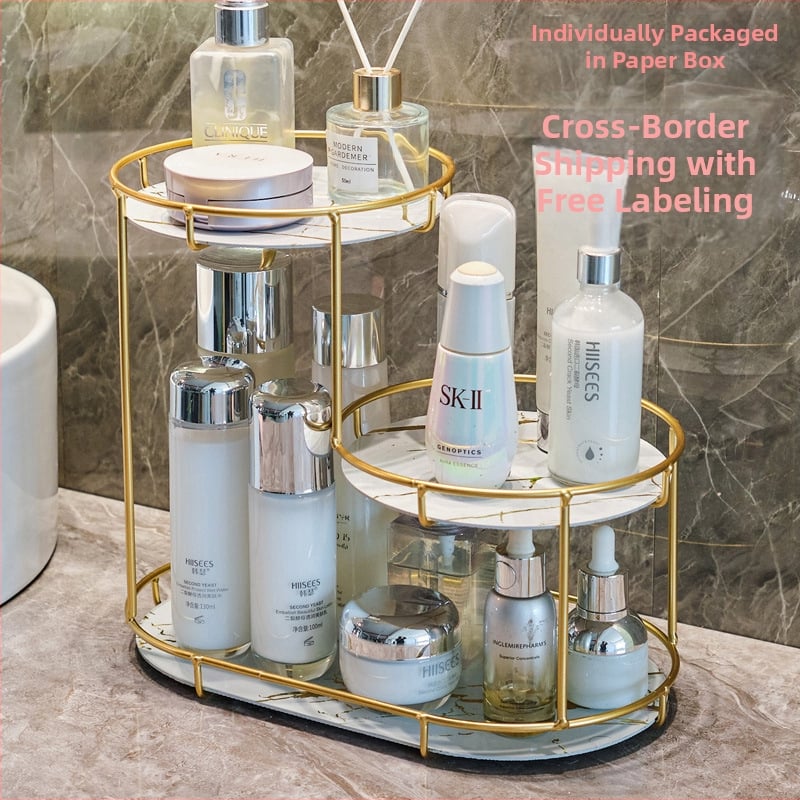 Lengvas, prabangus, daugiasluoksnis, stalinis, vonios kambario laikymo stovas, tualetinio staliuko organizatorius, vonios kambario kriauklės kosmetikos laikymo stovas