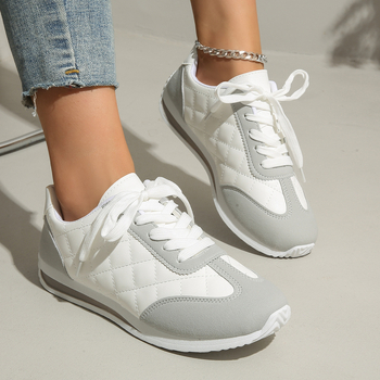 Διασυνοριακά, τα πιο δημοφιλή στο Amazon για το 2025, νέα, καθημερινά αθλητικά παπούτσια με κορδόνια, μαλακές σόλες, ευέλικτα παπούτσια Forrest Gump, άνετα λευκά παπούτσια