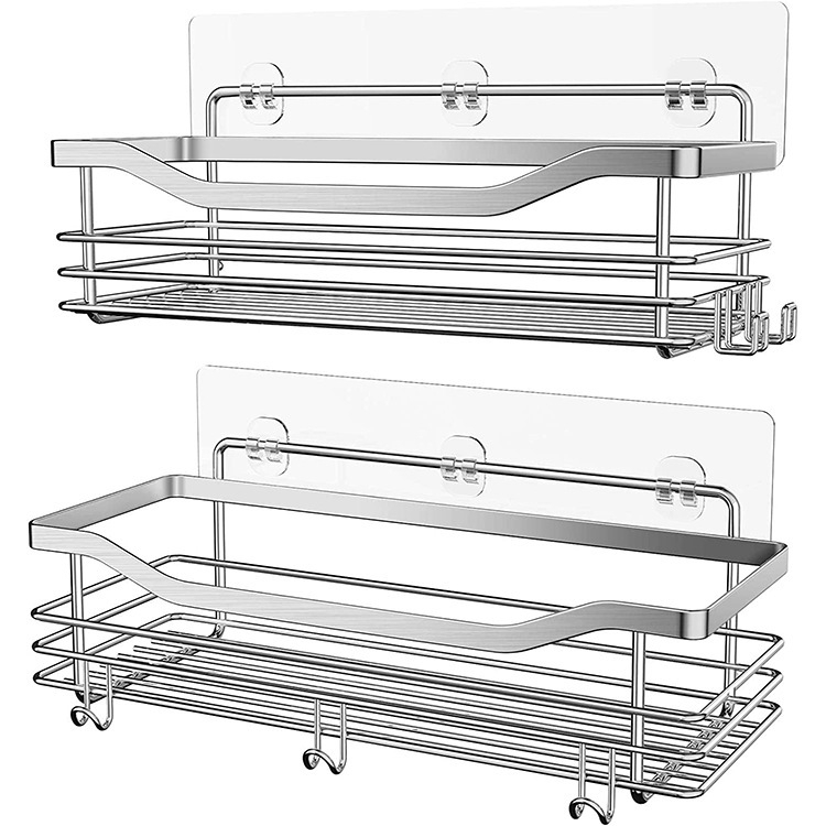 „Amazon Crossborder“ vonios kambario sieninis pakabinamas nerūdijančio plieno stovas tualetui, tualeto reikmenų laikymo stovas be perforatoriaus