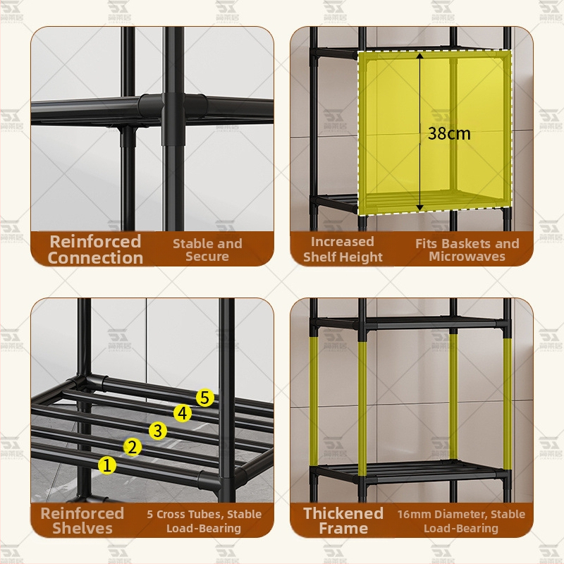 Кутия за тоалетна хартия за баня, стойка за съхранение на тоалетна чиния, баня, стояща на пода, многофункционална, удебелена, многослойна, кухненска стойка за съхранение