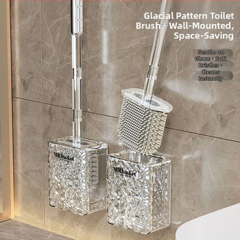 Ledyno rašto tualetinis šepetys buitinis negyvas kampas tualetinis šepetys tualetas tualeto plovimo artefakto šepetys tualetinis šepetys montuojamas ant sienos