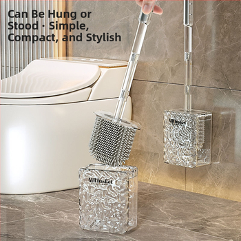 Ledyno rašto tualetinis šepetys buitinis negyvas kampas tualetinis šepetys tualetas tualeto plovimo artefakto šepetys tualetinis šepetys montuojamas ant sienos