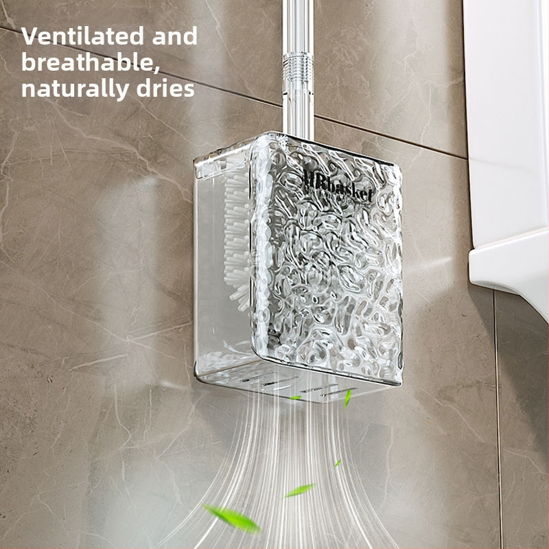 WC kefa s ľadovcovým vzorom, domáca toaletná kefa bez mŕtveho uhla, toaletná kefa na umývanie toaletných artefaktov, nástenná toaletná kefa