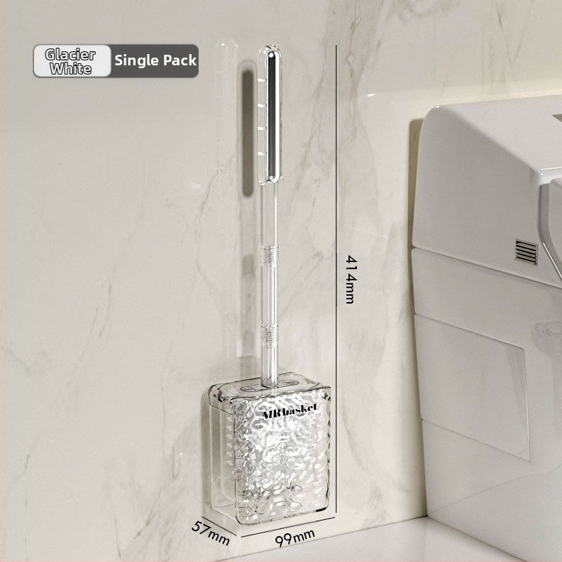 Ledyno rašto tualetinis šepetys buitinis negyvas kampas tualetinis šepetys tualetas tualeto plovimo artefakto šepetys tualetinis šepetys montuojamas ant sienos