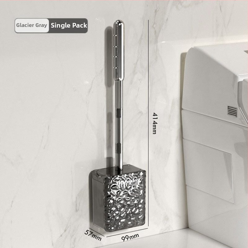 Ledyno rašto tualetinis šepetys buitinis negyvas kampas tualetinis šepetys tualetas tualeto plovimo artefakto šepetys tualetinis šepetys montuojamas ant sienos