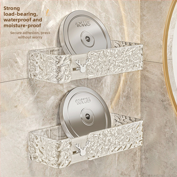 Lengvas prabangus vandens gofruotojo kartono laikymo stovas su ledynų raštu vonios kambariui ir virtuvei, didelės spalvos, sustorinta sieninė pakabinama apdailos laikymo dėžė