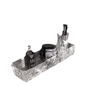 Lengvas prabangus vandens gofruotojo kartono laikymo stovas su ledynų raštu vonios kambariui ir virtuvei, didelės spalvos, sustorinta sieninė pakabinama apdailos laikymo dėžė