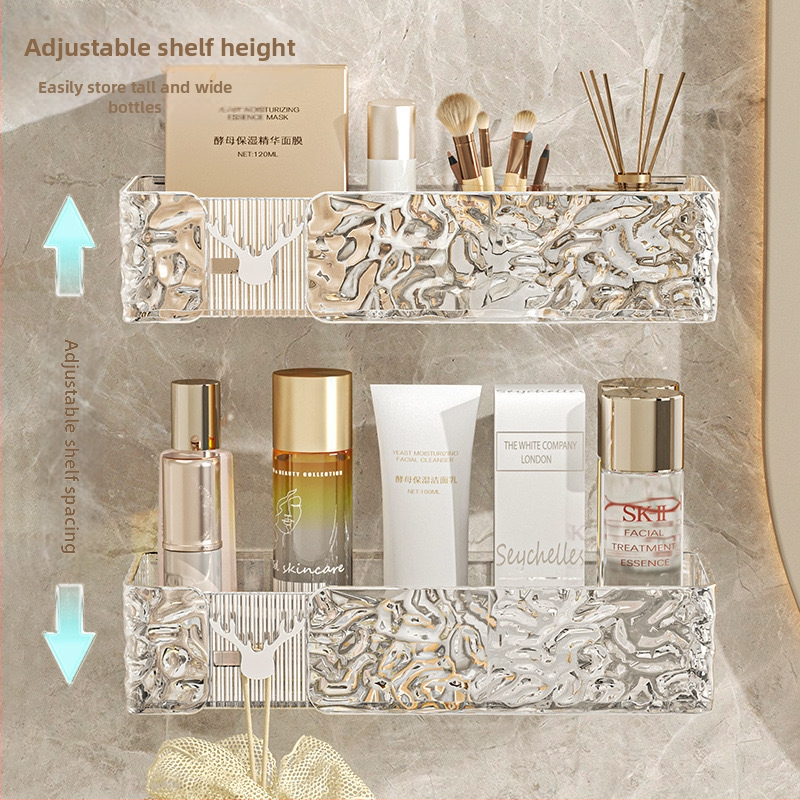 Kerge luksuslik veega lainepapist hoiuriiul liustiku mustriga vannitoa köögi hoiuriiul värviväärtusega paksendatud seinale riputatav viimistlusega hoiukast