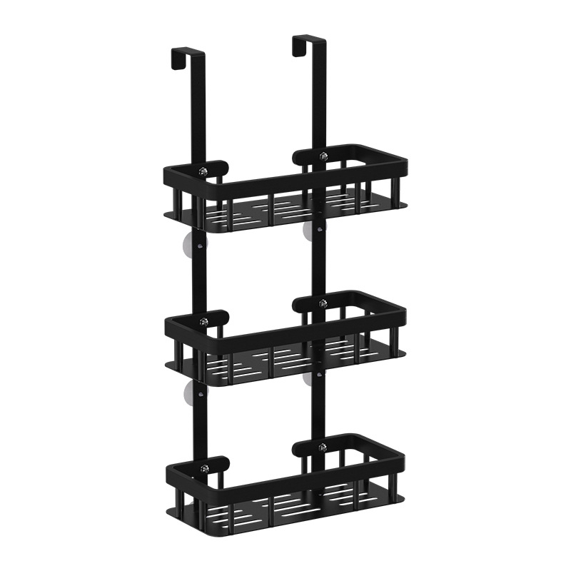 Vonios kambario daiktų laikymo lentyna, tvirtinama prie sienos, trijų sluoksnių dušo želės lentyna, pakabinamas krepšelis be perforatorių, vonios kambario daiktų laikymo lentyna