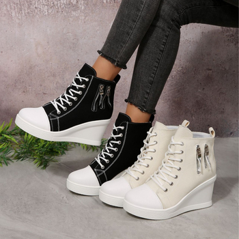 Κορεάτικα μικρά λευκά παπούτσια γυναικών 2025 άνοιξη-φθινόπωρο νέα μοντέρνα μονόχρωμα παπούτσια με χαμηλό τακούνι ευέλικτα ανοιχτά, αναπνεύσιμα casual παπούτσια