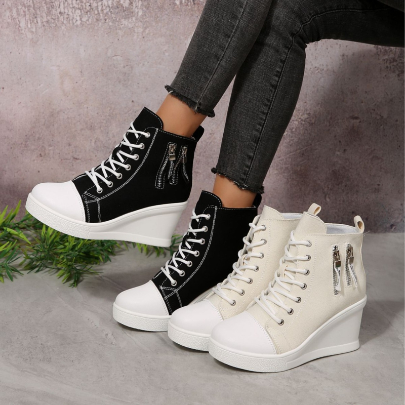 Koreai stílusú kis fehér cipő női 2025 tavaszi-őszi új divatos egyszínű cipő alacsony sarkú dizájn sokoldalú, könnyű nyitású, lélegző alkalmi cipő