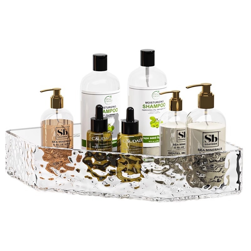 Buitinis vonios trikojis be perforatoriaus, prie sienos tvirtinamas dušo kambario odos priežiūros laikymo stovas vonios kambario lentynėlė