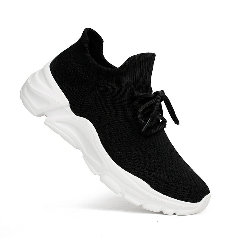 Tarpvalstybiniai plius dydžio užsegami moteriški batai mamos batai vasariniai austi kvėpuojantys vieno sluoksnio batai lengvi minkšto padu batai senam tinklelio paviršiniam transportui