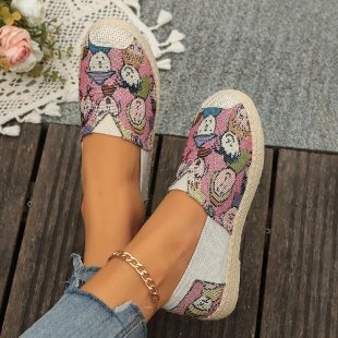 2024 Άνοιξη και Φθινόπωρο Νέα και Παλιά Υφασμάτινα Παπούτσια Πεκίνου Γυναικεία Αντιολισθητικά Παπούτσια με Σόλα από Βοδινό, Άνετα, Μαλακή Σόλα, Σλιπ-ον από Λινό, Casual Γυναικεία