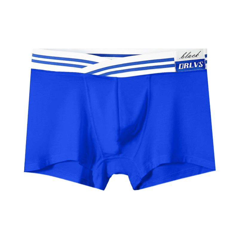 Seksikad kõrge lõikega meeste aluspüksid, valged vöötkoodiga autologoga tipptasemel aluspesu, läbipaistvad õmblusteta fitness-mugavad püksid