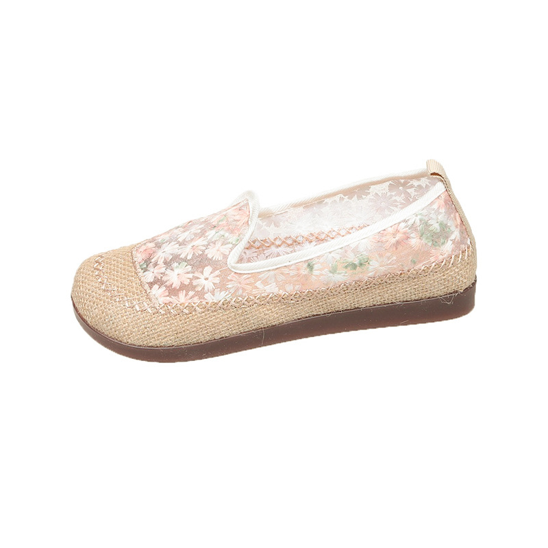 Baotou félig csúszásmentes női felsőruházat 2025 nyári új divatos hálós, lélegző, félig csúszásmentes cipő vastag talpú halászszandálokkal