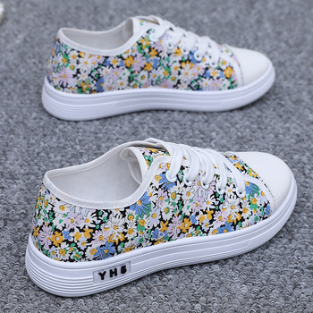 2025 m. pavasario ir vasaros nauji drobiniai moteriški batai, kvėpuojantys madingi sportiniai ir laisvalaikio batai, universalūs plokščiapadžiai studentų medžiaginiai batai moterims