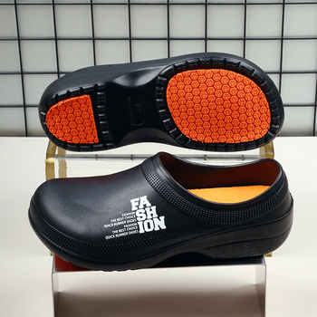 Χονδρικά παπούτσια χωρίς τρύπες για άνδρες, αντιολισθητικά, ανθεκτικά στη φθορά, παπούτσια εργασίας για προστασία από την εργασία, αδιάβροχα παπούτσια σεφ για άνδρες σε καντίνα ξενοδοχείου, εστιατόριο