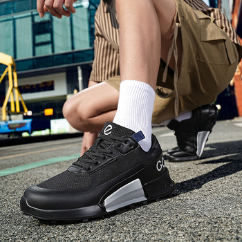 E Home City Terepfutó cipők Könnyű, ütéscsillapító bőr, vízálló sportcipő Könnyű, divatos hétköznapi cipők