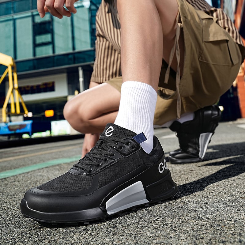 E Home City Terepfutó cipők Könnyű, ütéscsillapító bőr, vízálló sportcipő Könnyű, divatos hétköznapi cipők