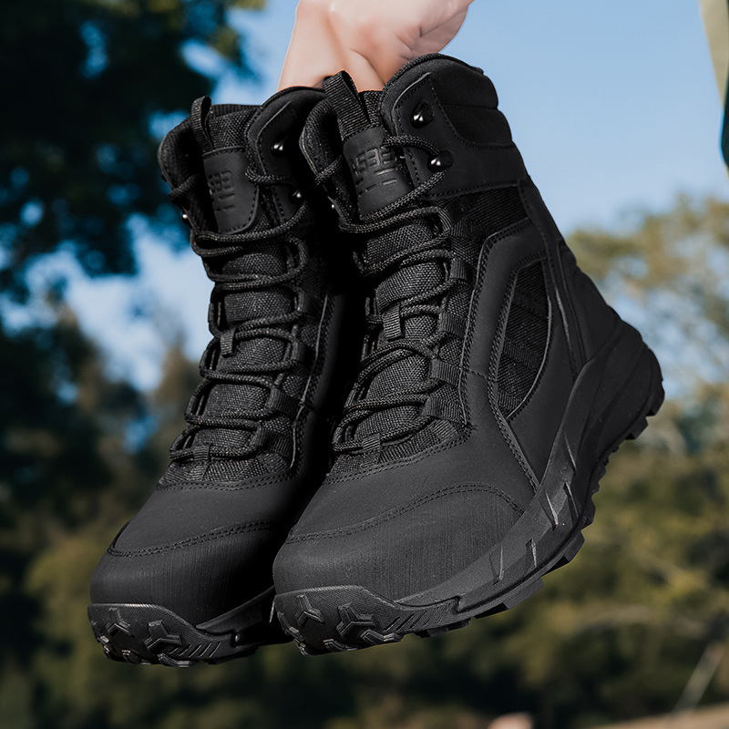 Ghete de drumeție pentru bărbați, mărimi mari, pentru forțele speciale, deșert, cu vârf înalt, pentru exterior, Amazon