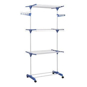 Επιδαπέδια κρεμάστρα ρούχων για μπαλκόνι, πτυσσόμενη, πολυλειτουργική κρεμάστρα πετσετών, αφαιρούμενη τηλεσκοπική κρεμάστρα στεγνωτηρίου, άμεση πώληση