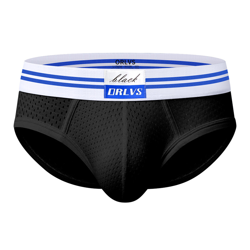 Férfi fenéknagyobbító és fenékemelő alsónemű, férfi alsónadrág, álcázó háló, kivehető fenékbetétek, műfenék Or6730