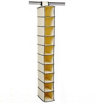 Piiriülene riidekapi sokkide, aluspesu hoiukott 10 riidest hoiukott hulgimüügiks