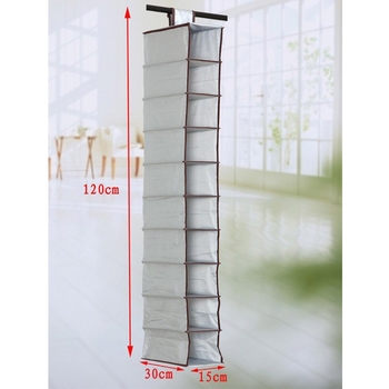 Piiriülene riidekapi sokkide, aluspesu hoiukott 10 riidest hoiukott hulgimüügiks