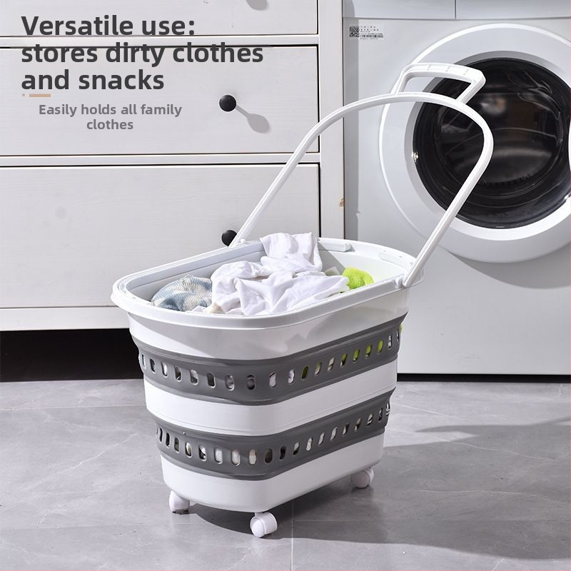 Лека количка за пазаруване на хранителни стоки, сгъваема домакинска количка за пазаруване, кошница за зеленчуци, преносима ремарке за супермаркет за възрастни хора, ръчно теглена количка