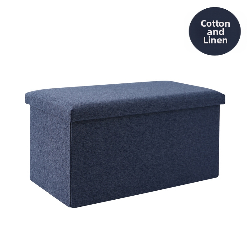 Кутия за съхранение на дрехи с капак, детски многофункционален стол за съхранение на играчки, сгъваем стол за съхранение на диван, домакински принадлежности