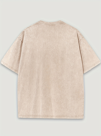 1 τεμάχιο ανδρικό μπλουζάκι casual με σχέδια, κοντομάνικο από καθαρό βαμβάκι, με καλλιτεχνικό σχέδιο για γυναίκες με δεμένα μάτια και στάμπο από συρματόπλεγμα, χαλαρή εφαρμογή