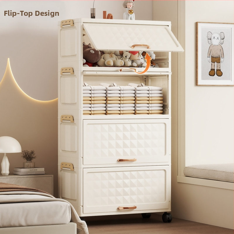 Elutoa mänguasjade suupistete põrandal seisev hoiuriiul ühiselamu paksendatud hoiukapp lihtne hoiuraam ratastega kombineeritud hoiukapp