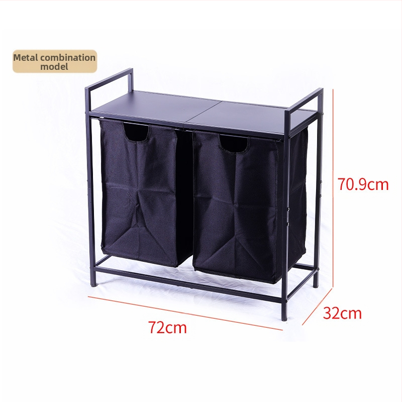 Multifunktsionaalne suur pesukorv majapidamise rauast toru määrdunud riiete korv pesuruumi riiul suur hoiustusriidekorv hoiustuskorv