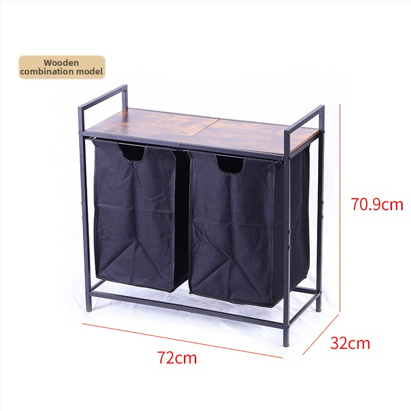 Multifunktsionaalne suur pesukorv majapidamise rauast toru määrdunud riiete korv pesuruumi riiul suur hoiustusriidekorv hoiustuskorv