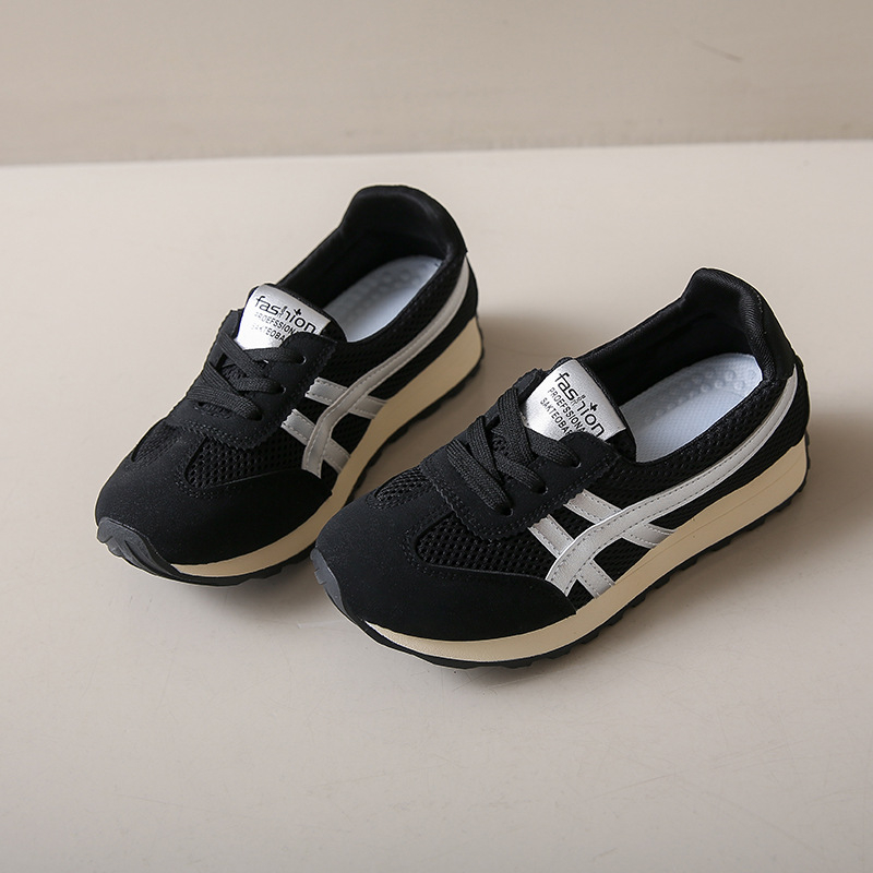 Jcf213 Pantofi noi respirabili din piele colorată blocată pentru femei 2024 Adidași casual cu talpă groasă pentru a crește înălțimea, stil K, rezistenți la uzură și Trbottomy