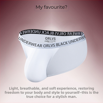 ORLVS „Shake Fast Hand Live“ vienspalviai modaliniai apatiniai, kvėpuojantys, patogūs, aukštos šakutės kelnaitės OR6102