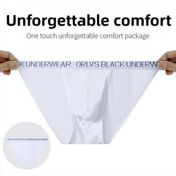 ORLVS „Shake Fast Hand Live“ vienspalviai modaliniai apatiniai, kvėpuojantys, patogūs, aukštos šakutės kelnaitės OR6102