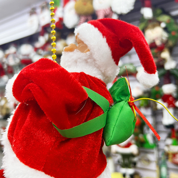 Διασυνοριακή χριστουγεννιάτικη διακόσμηση ηλεκτρική σκάλα Άγιος Βασίλης χάντρες αναρρίχησης Άγιος Βασίλης διακόσμηση δώρων για παιδιά