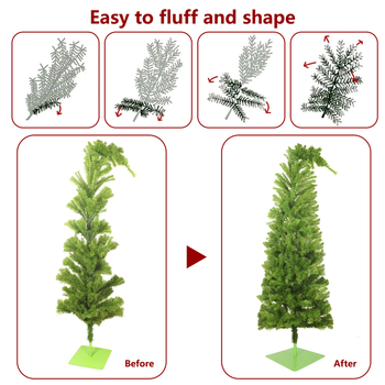 Amazon νέο στραβό κεφάλι με φώτα χριστουγεννιάτικο δέντρο LED διακόσμηση εορταστικού πάρτι ατμόσφαιρα φωτεινό στραβό δέντρο λαιμού