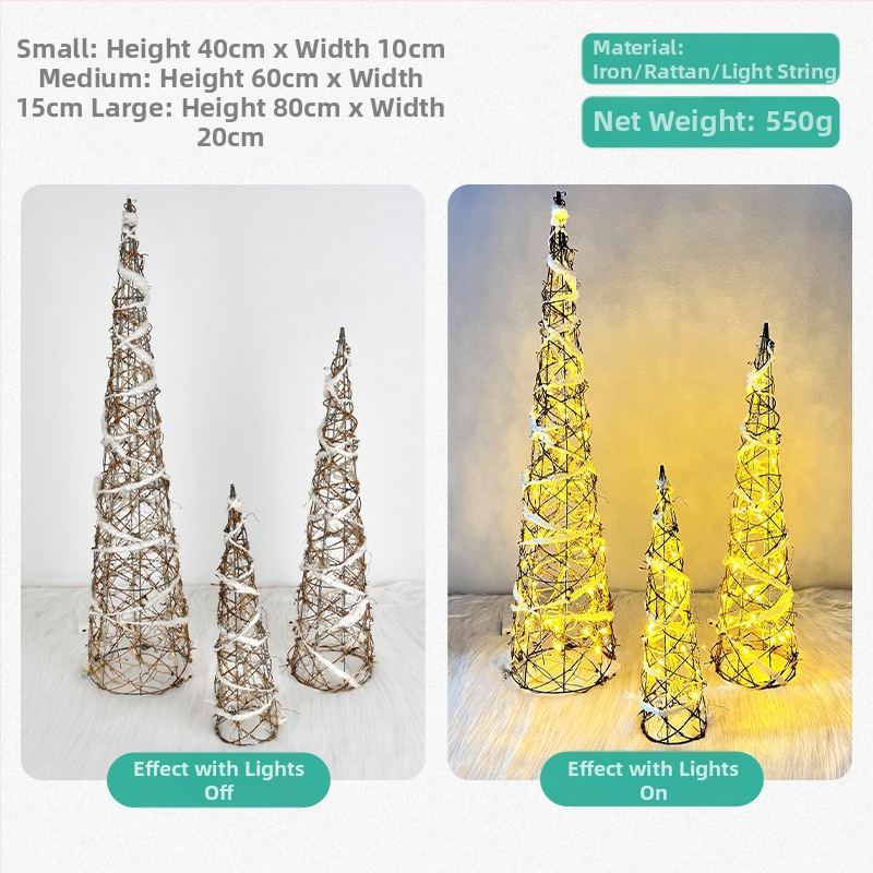 Karácsonyi díszek kovácsoltvas világító ajándékdoboz karácsonyfa fejdíszek jelenet elrendezés ablak kúp dekoráció