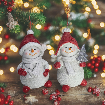 Χριστουγεννιάτικα κοσμήματα ρητίνης χιονάνθρωπου για διακόσμηση σπιτιού, τέλεια επιλογή