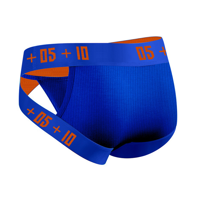 [Juoda figūra] seksualios vyriškos kelnaitės su aukštu šakute, siūlinės medvilnės sportinės U formos išgaubti klubai, vyriški apatiniai