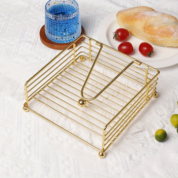 Sandėlyje „Nordic Iron“ metalinis servetėlių laikiklis, skirtas kavinėms, viešbučio restoranams, kavinėms, kvadratinėms servetėlėms, skirtas maisto laikymui