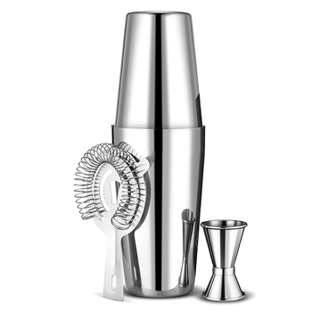 Naujas tarpvalstybinis nerūdijančio plieno Bostono purtyklės kostiumas, europietiško stiliaus kokteilių purtyklė