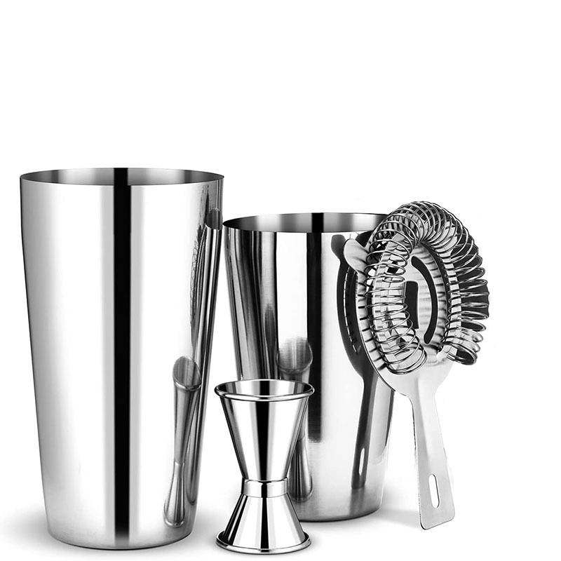 Naujas tarpvalstybinis nerūdijančio plieno Bostono purtyklės kostiumas, europietiško stiliaus kokteilių purtyklė