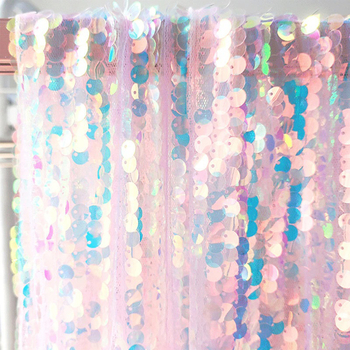 „Temu Spot“ pristatymas tarpvalstybiniu būdu siuvinėtas blizgučiais langų ekrano strypas, baigtas užuolaidų vestuvių vakarėlio dekoravimas fono audinys