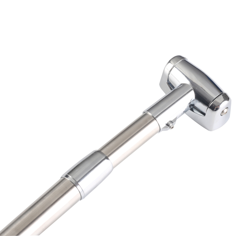 Vannitoa perforeeritud paks 304 roostevabast terasest kumer dušikardina varras dušiventilaatori kujuline C-kujuline kardinavarras dušikardina varras