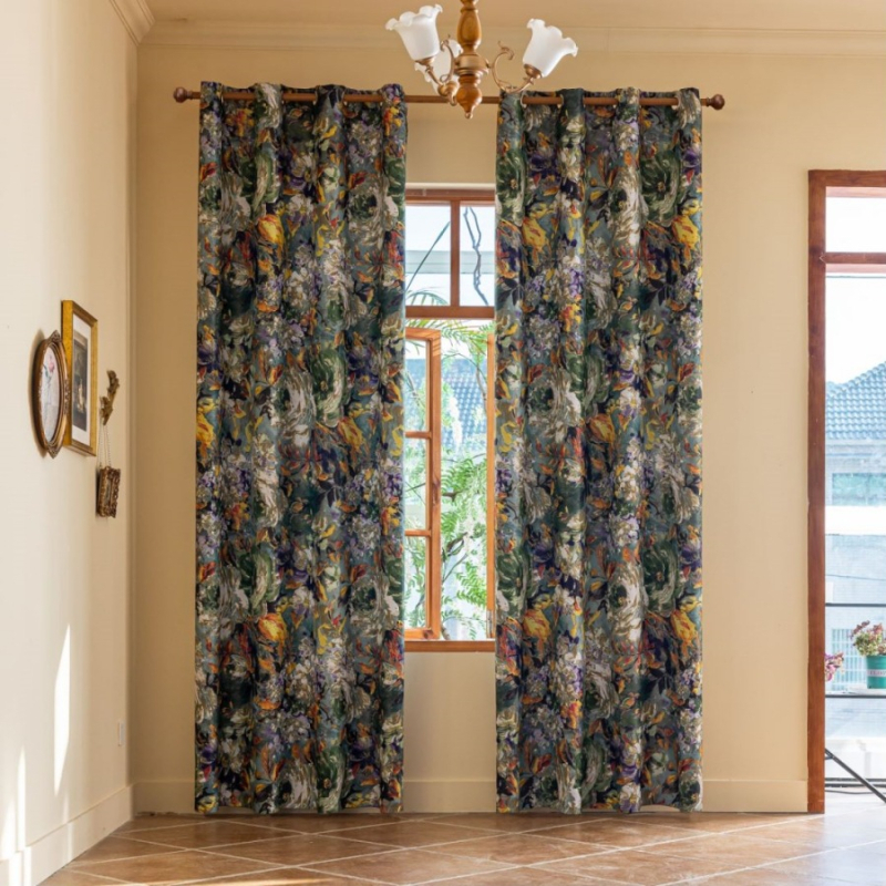 Tiesioginis gamyklos tiekimas, tarpvalstybinė skaitmeninė spauda, pastoracinis rašalo dažymas, užtemdančios užuolaidos, miegamasis, svetainė, balkonas, namų dekoravimas